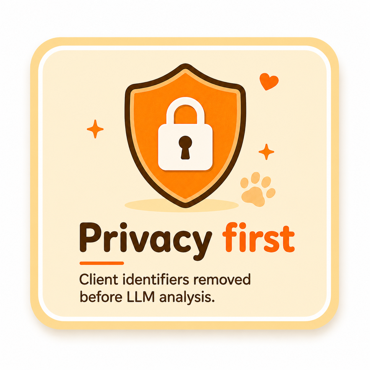 Privacy first